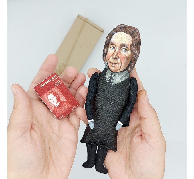 Nicolas Malebranche figurine, French Catholic priest, rationalist philosopher 