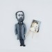 John Singer Sargent figurine, famous American artist - Gift for painter!