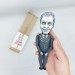 Neil Postman figurine, American author, professor, media theorist - Writer gift! 