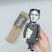 Henry Louis Mencken figure, American journalist, essayist, satirist, cultural critic - Library art