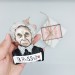 Bertrand Russell Christmas ornament - Literature gift!