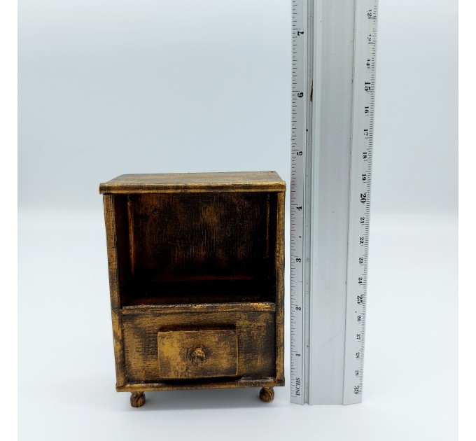 Miniature library, 1:12 scale bookcase, furniture miniature, library office decor
