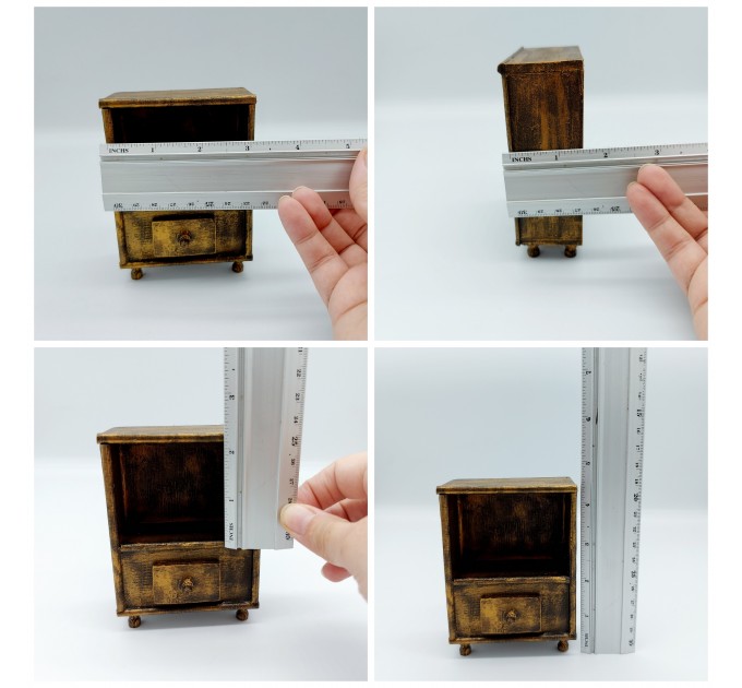 Miniature library, 1:12 scale bookcase, furniture miniature, library office decor