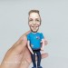 Chris Martin singer figure, Coldplay band - Collectible doll
