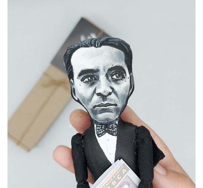 Federico García Lorca figurine, Spanish poet, playwright - Gift for writers!