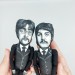 SET 4 Musicians dolls - Music room decor