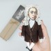 Alexander Pope figure, English poet, satirist of the Enlightenment era - Gift for book lovers!