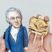 William Blake figure, English poet, painter the Romantic Age - Gift for painter!