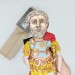 Hadrian Roman emperor figurine - Roman Empire history art - Collectible doll