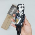 Eça de Queiroz figurine, greatest Portuguese writer - Literature gift! Collectible handmade art