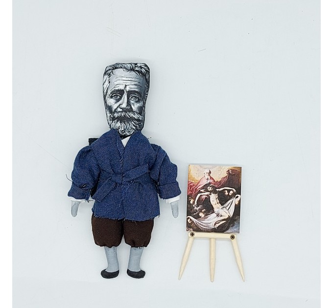 Jusepe de Ribera figurine, famous Spanish painter, outstanding European master - Gift for painter!
