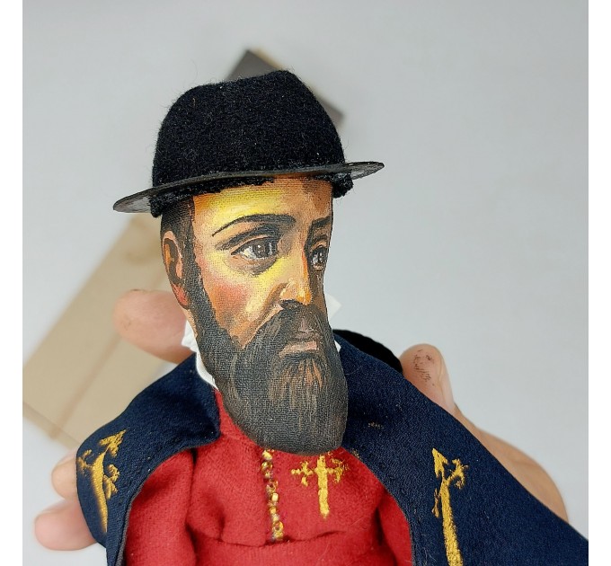 Francisco Pizarro figurine, Spanish conquistador, Expeditions great geographical discoveries, History art!
