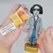 Fran Lebowitz figurine, American author, public speaker, actor - Gift for writers! Collectible art