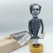Barbara Pym figurine, English novelist, author Excellent Women - Literary art, Book lover gift!