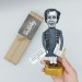 Barbara Pym figurine, English novelist, author Excellent Women - Literary art, Book lover gift!