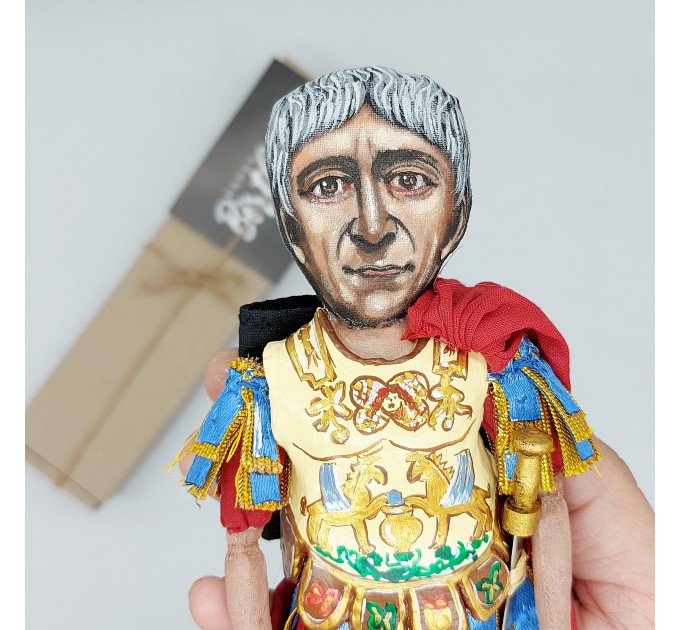 Roman emperor Trajan figurine - Ancient Roman history art
