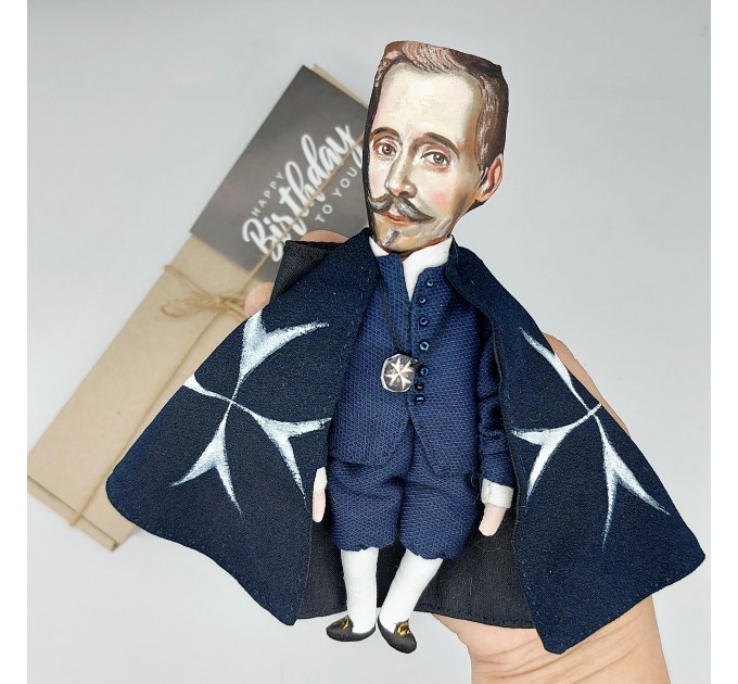 Lope de Vega figurine, Spanish poet, novelist, author Fuenteovejuna - Book lover gift! literary art