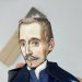 Lope de Vega figurine, Spanish poet, novelist, author Fuenteovejuna - Book lover gift! literary art