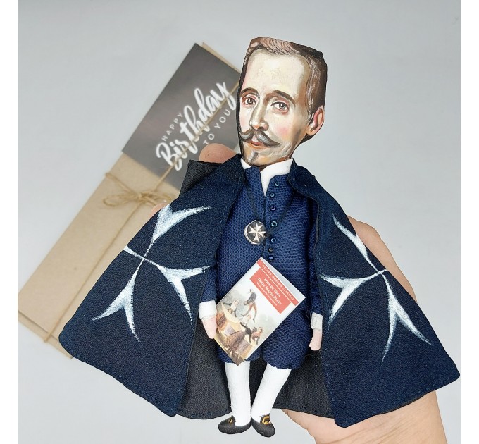 Lope de Vega figurine, Spanish poet, novelist, author Fuenteovejuna - Book lover gift! literary art