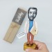 Julio Cortázar figurine, famous Argentine novelist, poet - Poetry lover gift! Literature art