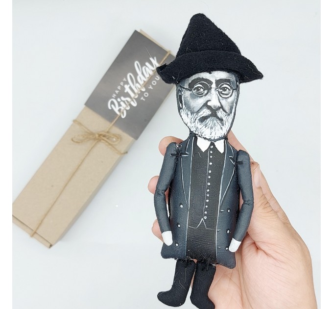 Miguel de Unamuno figurine, Spanish  novelist, philosopher - 20th-century philosophy art