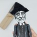 Miguel de Unamuno figurine, Spanish  novelist, philosopher - 20th-century philosophy art