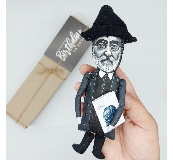 Miguel de Unamuno figurine, Spanish  novelist, philosopher - 20th-century philosophy art
