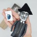 Miguel de Unamuno figurine, Spanish  novelist, philosopher - 20th-century philosophy art
