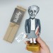 Melanie Klein figurine, famous  Austrian-British author, psychoanalyst - Psychoanalytic gift!