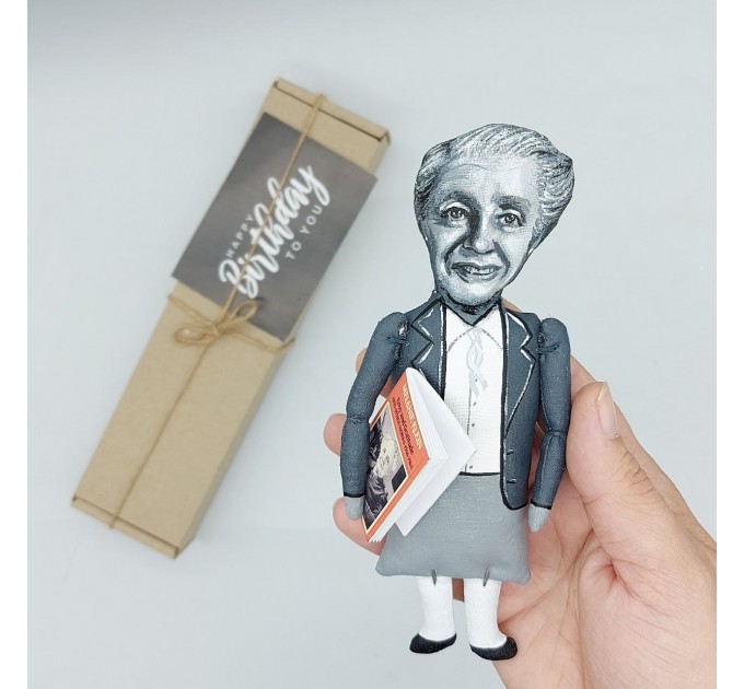 Melanie Klein figurine, famous  Austrian-British author, psychoanalyst - Psychoanalytic gift!