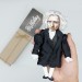 Laurence Sterne figurine, Anglican novelist, author The Life and Opinions of Tristram Shandy, Gentleman