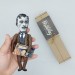 Edvard Munch figurine, Norwegian painter, work The Scream - Gift for Artist - Art studio decor