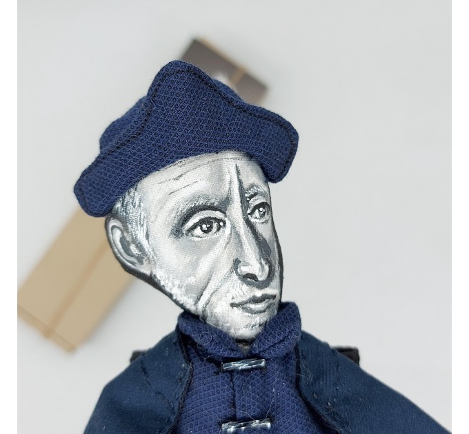 Francisco Suárez figurine, Spanish philosopher, theologian the School of Salamanca - Renaissance art