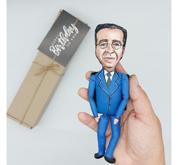 Santiago Calatrava figurine, Spanish-Swiss architect, engineer, sculptor, painter - Gift for architect!