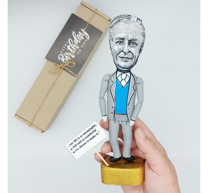 Richard Dawkins figurine, British evolutionary biologist, zoologist, science communicator - Gift for Thinkers!