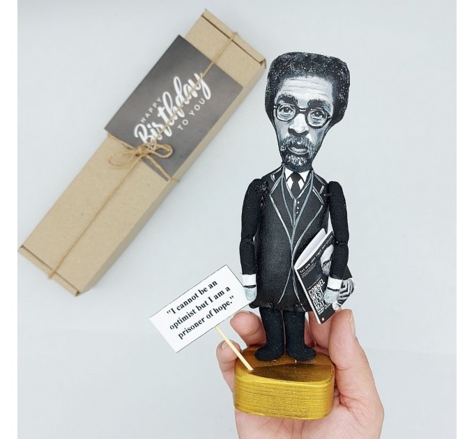 Cornel West figurine, American philosopher, political activist, intellectual - Gift for Thinkers!