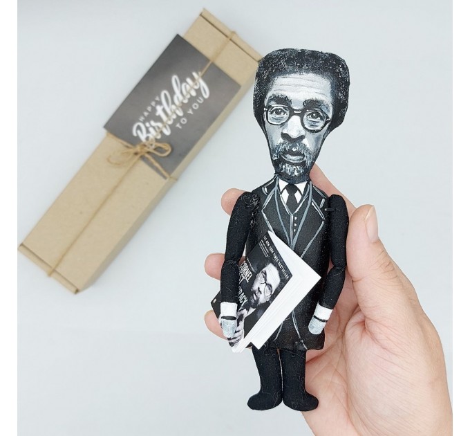 Cornel West figurine, American philosopher, political activist, intellectual - Gift for Thinkers!