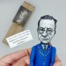 Erich Fromm figurine, famous psychologist, sociologist, philosopher - Existentialism Decor, Literary Gift for Thinker! 