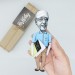 Carl Rogers figurine, American psychologist, of the founding fathers of psychotherapy