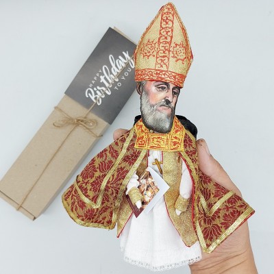 St. Isidore of Seville figurine St. Isidore of Seville figurine