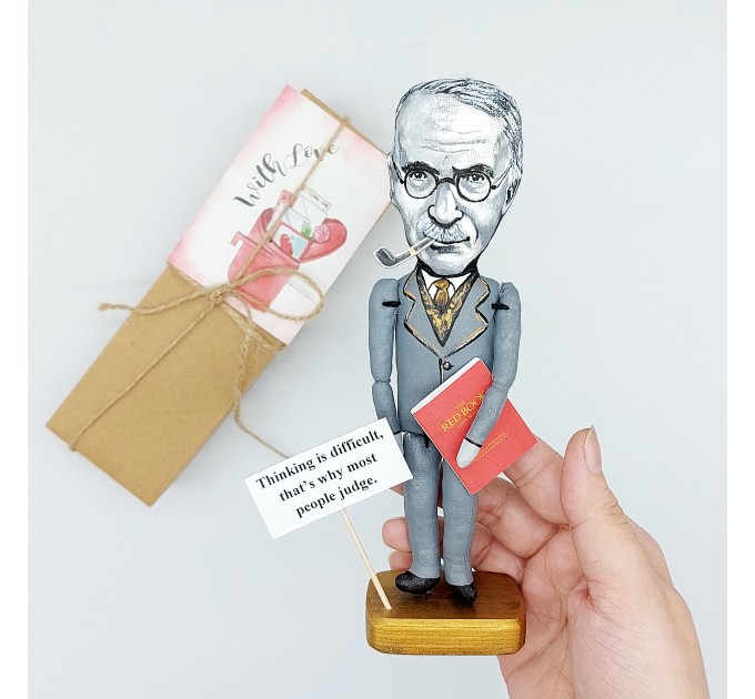 Carl Jung psychiatrist figurine - Physical therapist gift