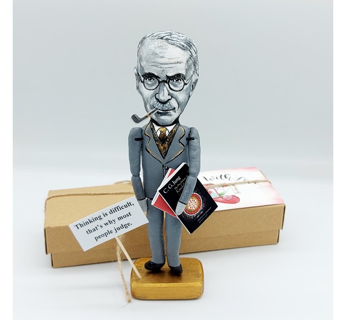 Carl Jung psychiatrist figurine - Physical therapist gift