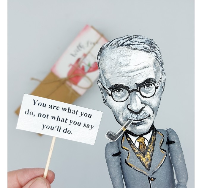 Carl Jung psychiatrist figurine - Physical therapist gift