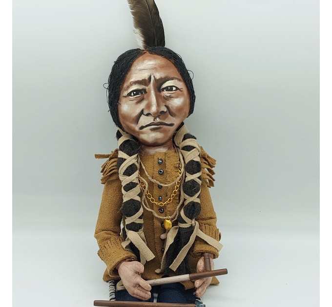 Sitting Bull historical doll
