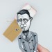 Jean Paul Sartre figurine, French philosopher - Philosophy Teacher Gift!