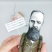 Fyodor Dostoevsky figurine, author Crime and Punishment - Reader gift!