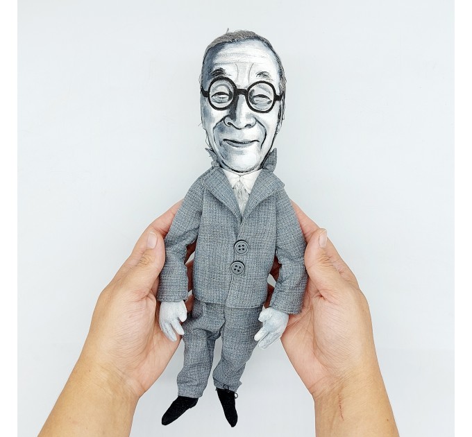 Ieoh Ming Pei famous architect doll
