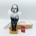 William Shakespeare English playwright, poet, author Hamlet - Bookworm gift - book shelf decor