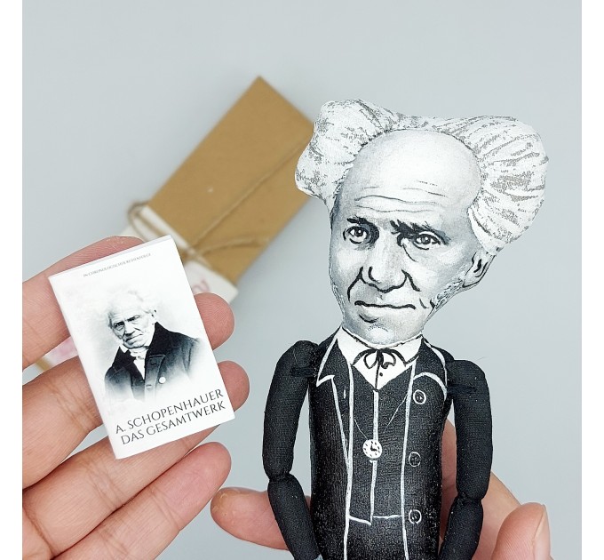 Arthur Schopenhauer German philosopher - Pessimist gift! Philosophy art