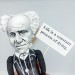 Arthur Schopenhauer German philosopher - Pessimist gift! Philosophy art